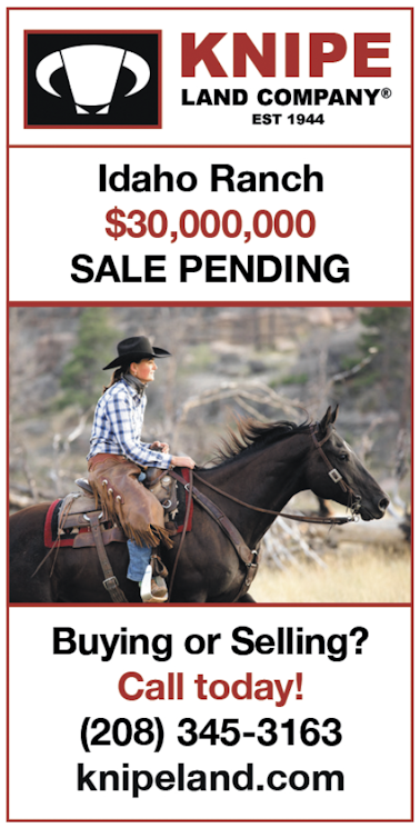 Knipe Land Co. - Idaho Ranch Sale Pending $30,000,000